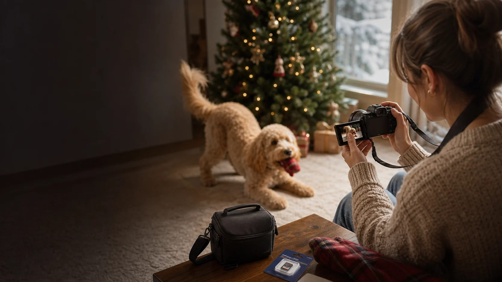 Representative generic mirrorless camera being used for a first photography outing